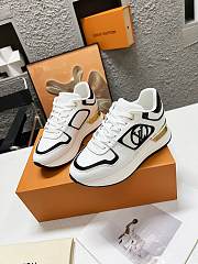 Fortok Louis Vuitton Neo Run Away Trainers White/Black - 1