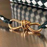 Fortok Bottega Veneta Small Andiamo Bag Emerald Green 25x20x10cm - 5