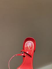 Fortok Valentino Roserouche High-heel Sandals Red  - 3