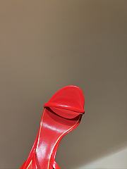Fortok Valentino Roserouche High-heel Sandals Red  - 4