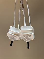Fortok Valentino Roserouche High-heel Sandals White  - 3