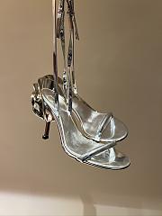 Fortok Valentino Roserouche High-heel Sandals Silver - 1