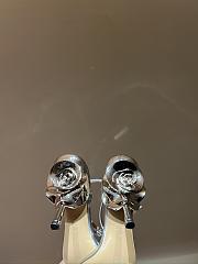 Fortok Valentino Roserouche High-heel Sandals Silver - 6