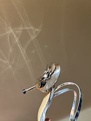 Fortok Valentino Roserouche High-heel Sandals Silver - 2