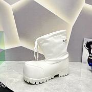 Fortok Balenciage Alaska Low Boots White - 6