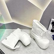 Fortok Balenciage Alaska Low Boots White - 4