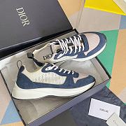 Fortok Dior B25 Runner Sneakers Blue - 4