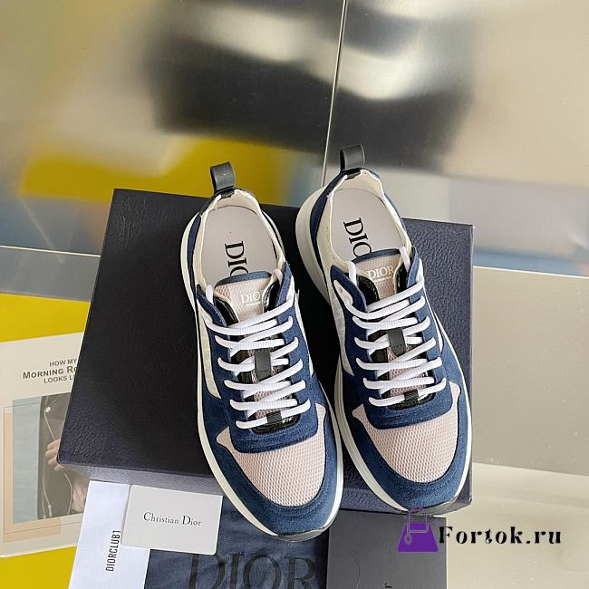 Fortok Dior B25 Runner Sneakers Blue - 1