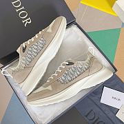 Fortok Dior B25 Runner Sneakers Beige - 3