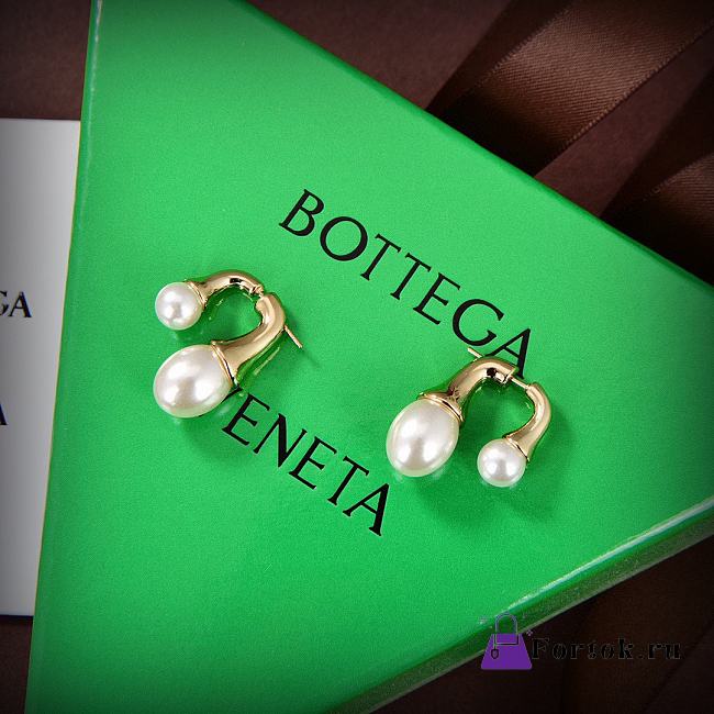 Fortok Bottega Veneta Pearl Earrings - 1