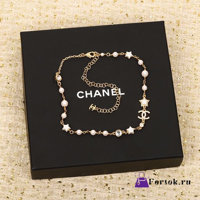 Fortok Chanel 24C Pentagram Choker - 1