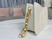 Fortok Dior CD Signature Hobo Mini Bag White 23.5x14.5x6cm - 3