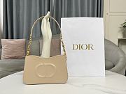 Fortok Dior CD Signature Hobo Mini Bag Beige 23.5x14.5x6cm - 1