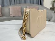 Fortok Dior CD Signature Hobo Mini Bag Beige 23.5x14.5x6cm - 6