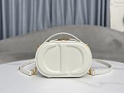 Fortok Dior CD Signature Oval Camera Bag White 18x6x11cm - 1