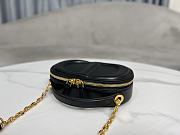 Fortok Dior CD Signature Oval Camera Bag Black 18x6x11cm - 6