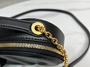 Fortok Dior CD Signature Oval Camera Bag Black 18x6x11cm - 3
