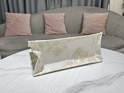Fortok Dior Book Tote Small Dior Rêve d'Infini Embroidery with Gold-Tone Metallic Thread 36.5x28x17.5cm - 2