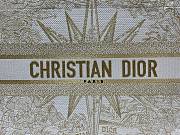 Fortok Dior Book Tote Small Dior Rêve d'Infini Embroidery with Gold-Tone Metallic Thread 36.5x28x17.5cm - 6