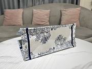 Fortok Dior Book Tote Large Blue Multicolor Rêve d'Infini Embroidery 36x27.5x16.5cm - 5