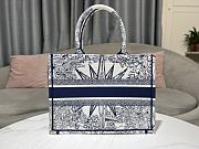 Fortok Dior Book Tote Large Blue Multicolor Rêve d'Infini Embroidery 36x27.5x16.5cm - 4
