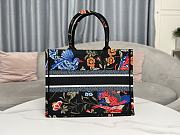 Fortok Dior Book Tote Series Dark Phoenix 36.5x28cm - 4