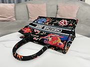 Fortok Dior Book Tote Series Dark Phoenix 36.5x28cm - 3