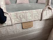 Fortok Dior Small Book Tote Pink Oblique Print 26.5x21x14cm - 3