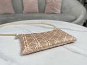 Fortok Dior Dream Embroidered Bead Tube Beige Bag 26×16cm - 6