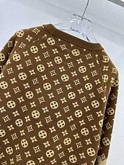 Fortok Louis Vuitton Presbyopic Pullover Sweater Brown - 3