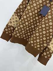 Fortok Louis Vuitton Presbyopic Pullover Sweater Brown - 2