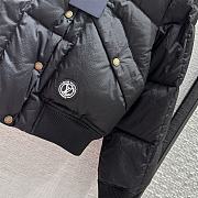 Fortok Louis Vuitton Padded Nylon Bomber Jacket Black - 6