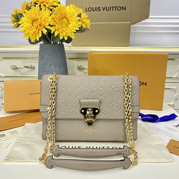 Fortok Louis Vuitton Vavin PM Monogram Empreinte Dune Grey M44929 25x9.5x18cm