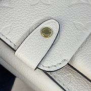 Louis Vuitton Vavin BB Monogram Empreinte Leather Bag in Cream M44553 20.5x15x8cm - 2