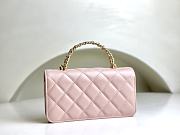 Fortok Chanel 24C Handle Kelly Bag Pink AP3703 17cm - 6