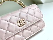 Fortok Chanel 24C Handle Kelly Bag Pink AP3703 17cm - 4