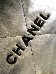 Fortok Chanel 22 Handbag Black & Silver 35cm - 3