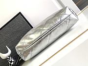 Fortok Chanel 22 Handbag White & Grey 23x18.5x6cm - 3