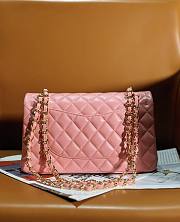Fortok Chanel 24C Classic Badge Bag Pink AS01116 20cm - 3