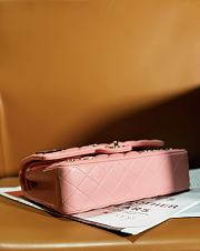 Fortok Chanel 24C Classic Badge Bag Pink AS01116 20cm - 4