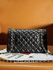 Fortok Chanel 24C Classic Badge Bag Black AS01116 20cm - 2