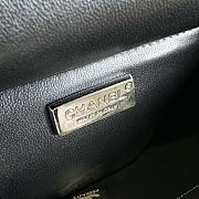Fortok Chanel Evening Bag Sequins & Silver-plated Metal Black & Silver 20cm - 3