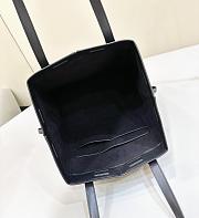 Fortok Fendi Origami Large Black Leather Bag 27x15x27cm - 3