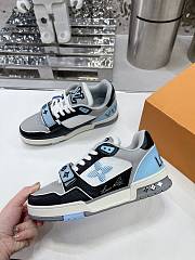Fortok Louis Vuitton LV Trainer Sneaker Blue/Black - 1