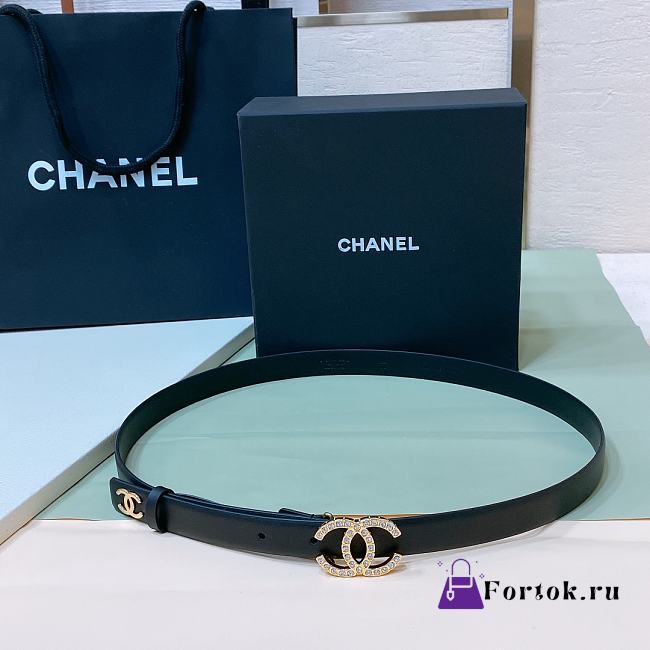 Fortok Chanel Gold/Silver Diamond-encrusted Copper Belt No.1 - 1