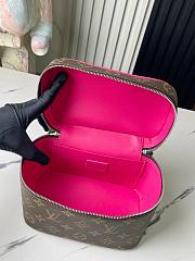 Fortok Louis Vuitton Nice Mini Toiletry Pouch Pink M44495 20x13.5x12cm - 3