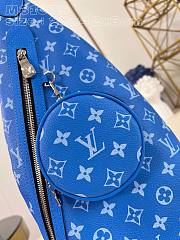 Fortok Louis Vuitton Duo Crossbody Bag Blue M31075 20x42x6cm - 3