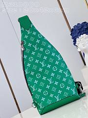 Fortok Louis Vuitton Duo Crossbody Bag Green M31000 20x42x6cm - 3
