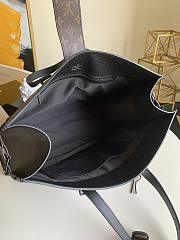 Fortok Louis Vuitton Leather Shopping Tote Bag Black M30725 41x34x19cm - 4