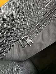 Fortok Louis Vuitton Leather Shopping Tote Bag Black M30725 41x34x19cm - 2